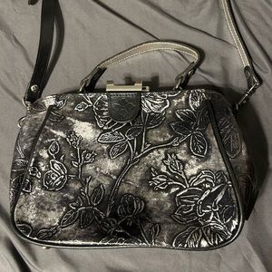 Vintage Patricia Nash Gracchi Leather Burnished Satchel